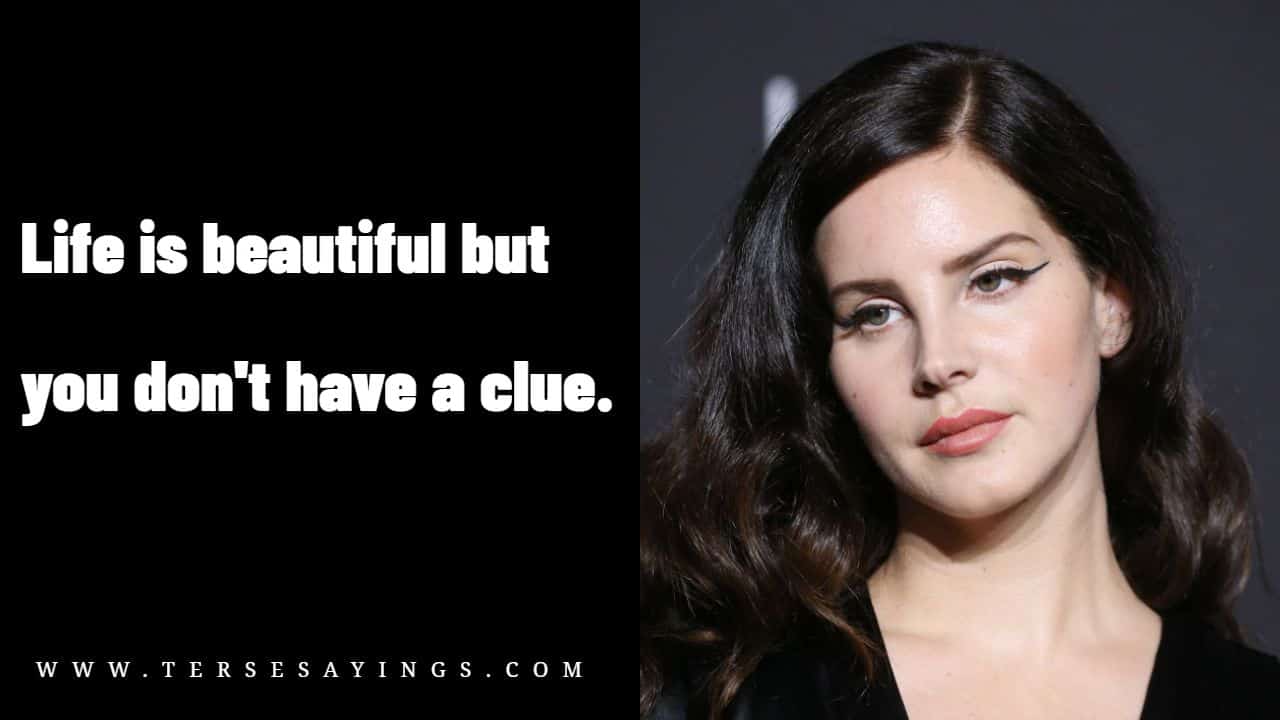 Lana Del Rey Quote: “Being an entrepreneur doesn't make you a rich