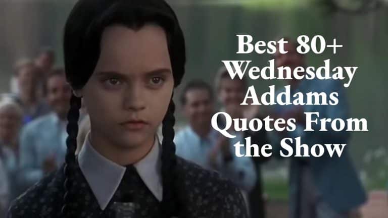 Wednesday Addams Quotes