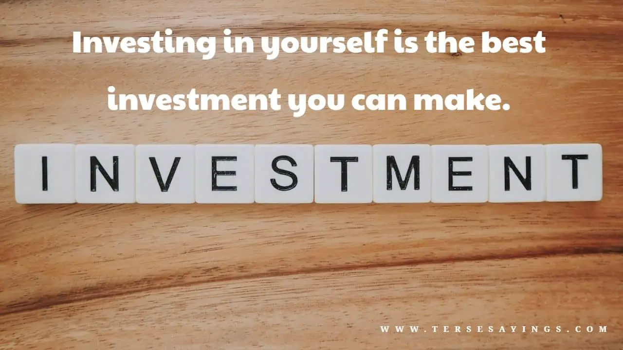 Best Invest In Yourself Quotes