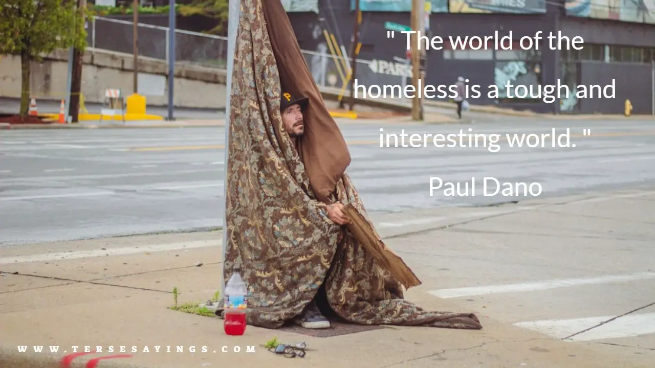 Homelessness Quotes, Famous Homelessness Quotes