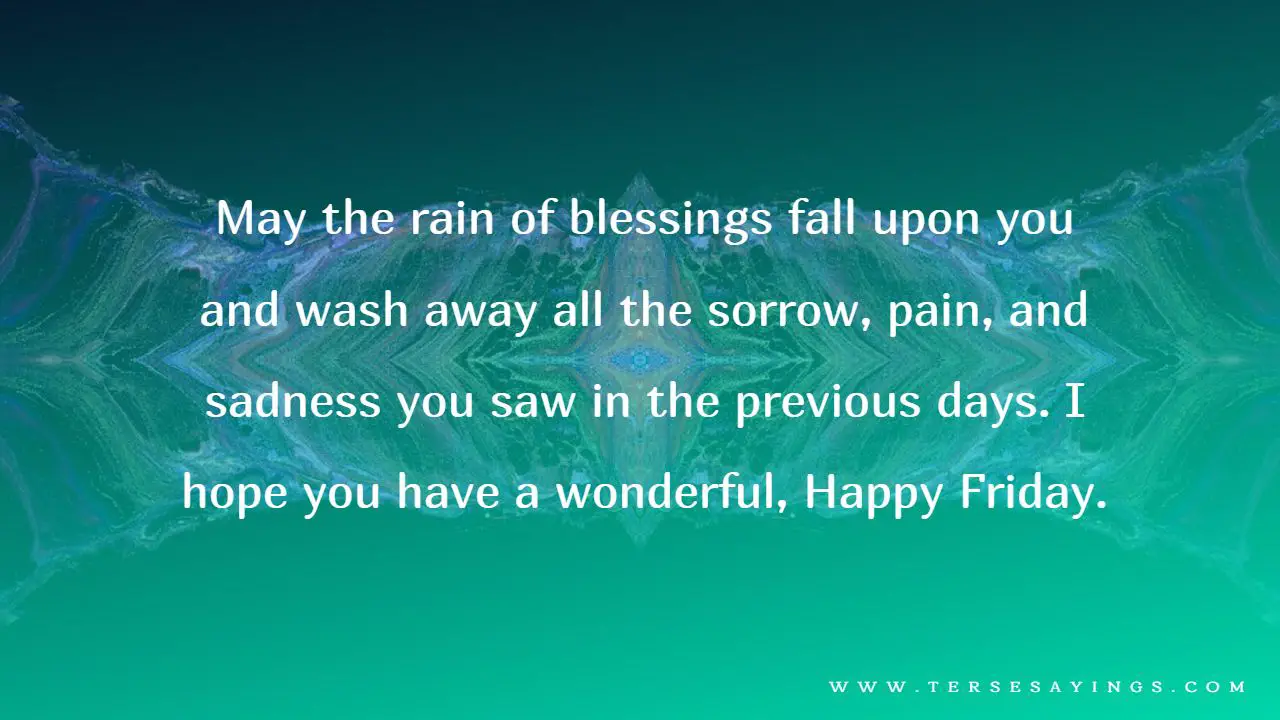 Friday Blessings Quotes and Prayers