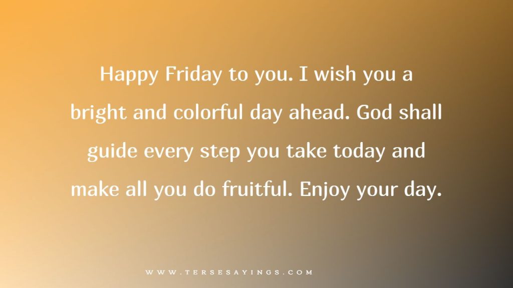 Friday Blessings Quotes, Famous Friday Blessings Quotes