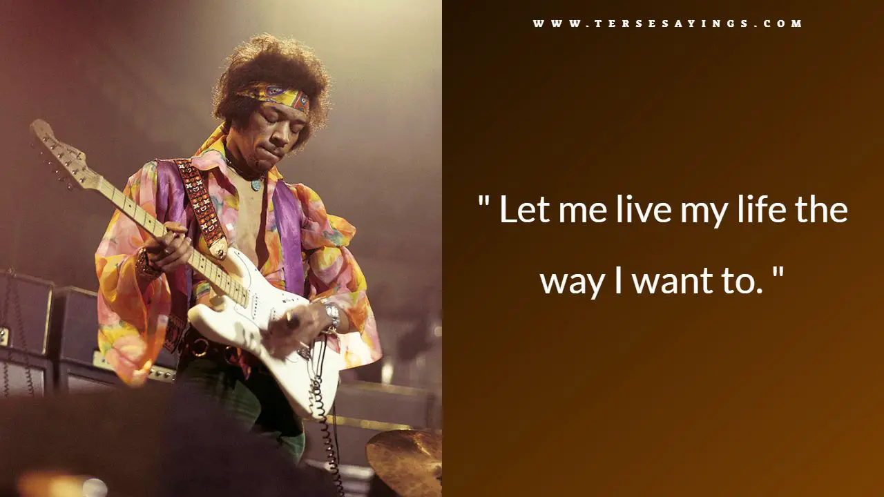 Jimi Hendrix Quotes about Life