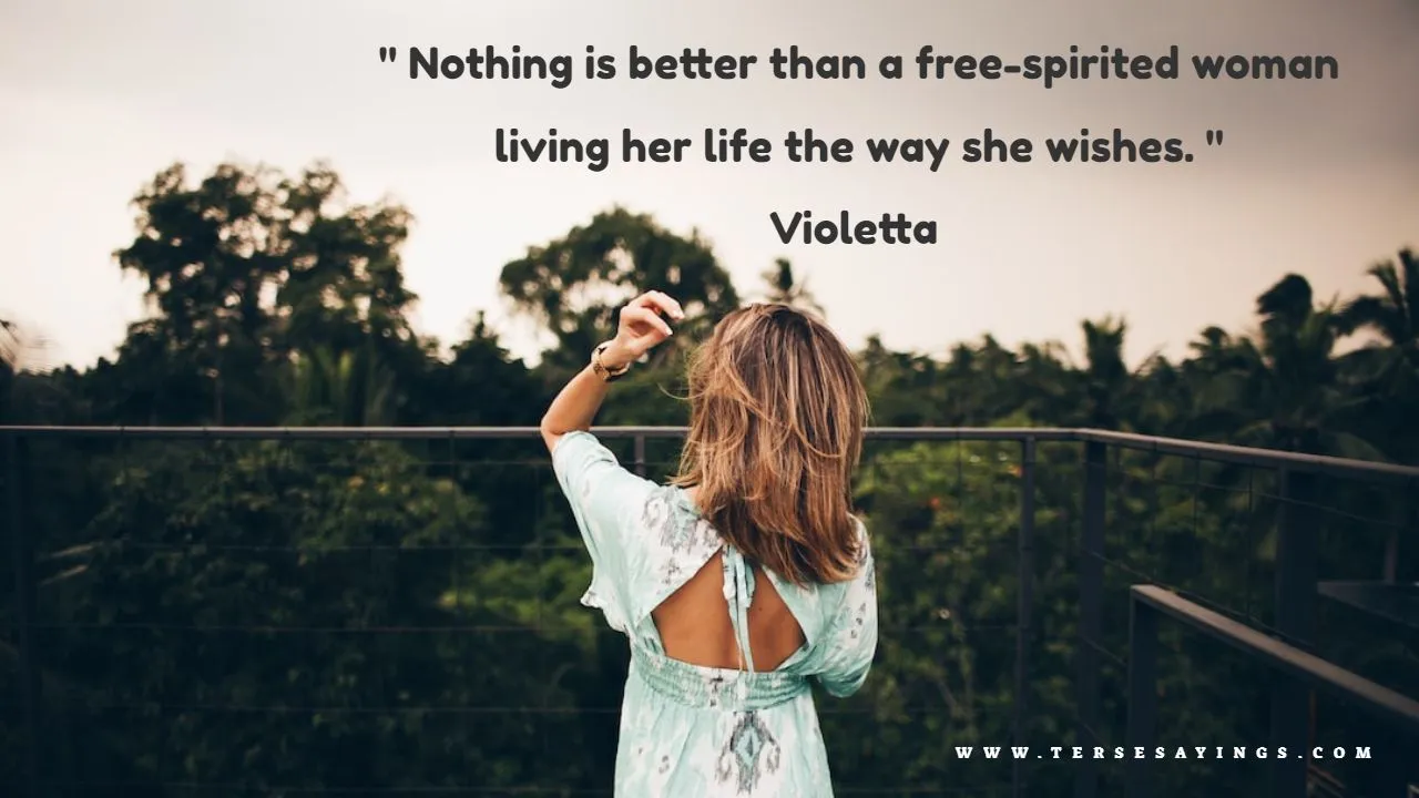 Free Spirited Woman Quotes