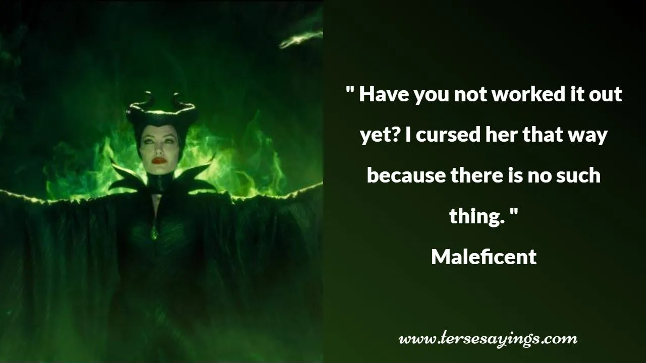 Maleficent Quotes about Her Wings