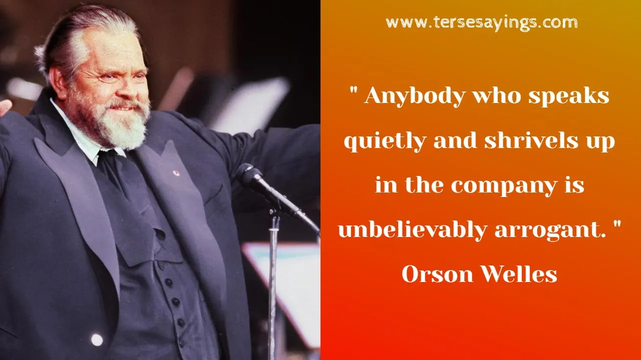 Orson Welles Quotes about Love and Relationships