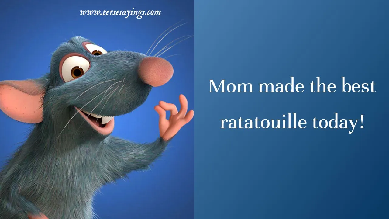 Ratatouille Instagram Captions