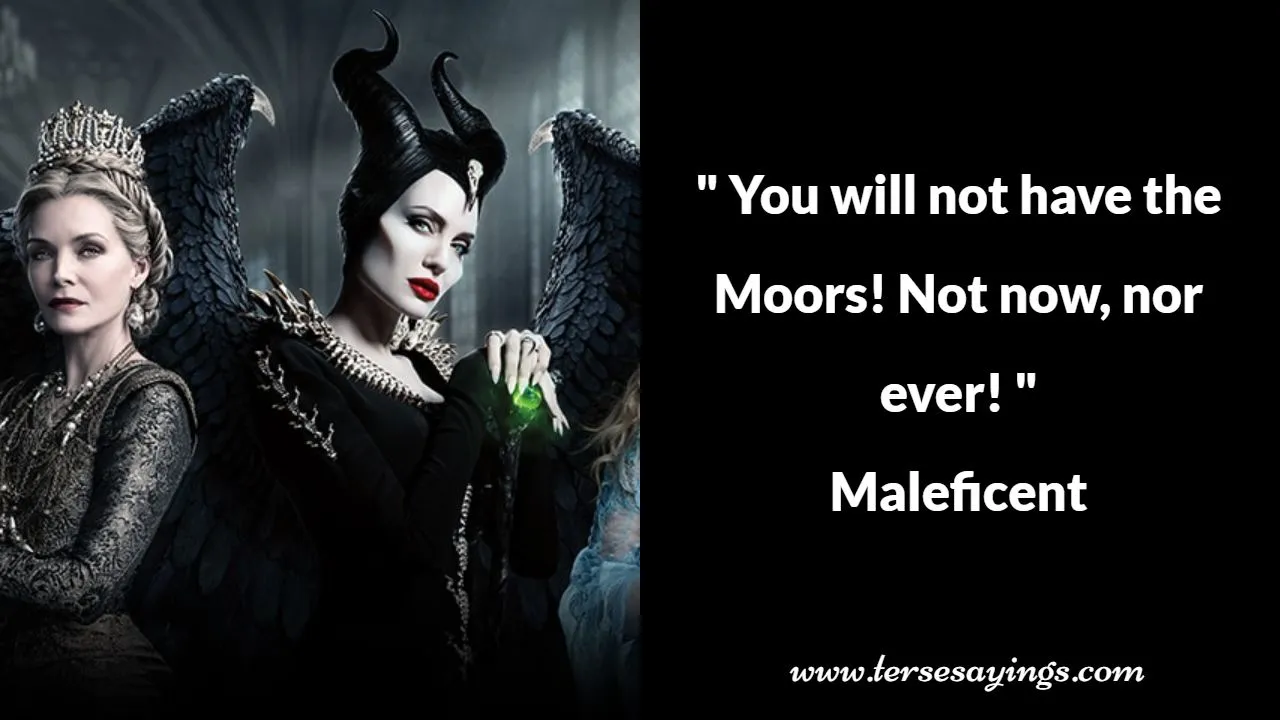 Short Maleficent Quotes