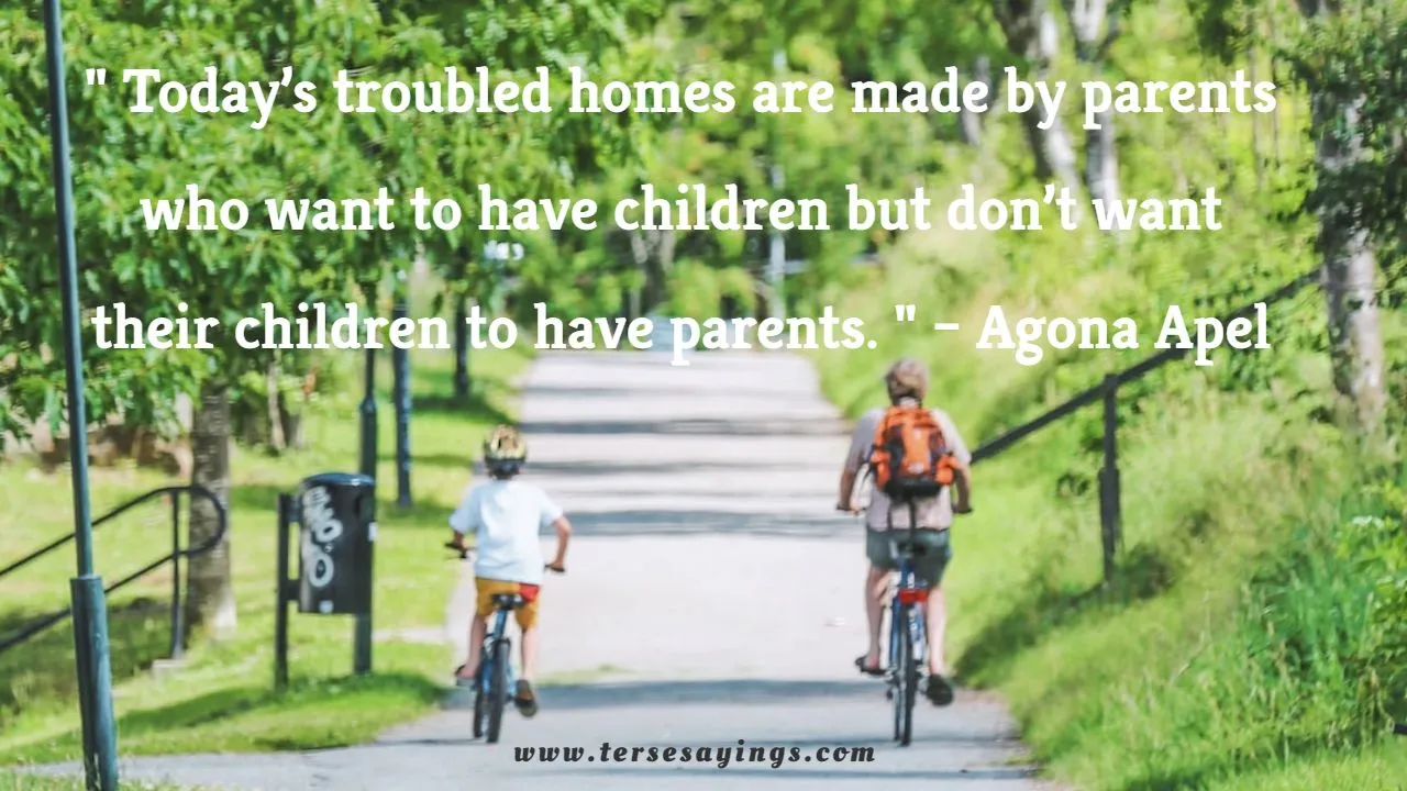 Best Selfish Parent Quotes about Family