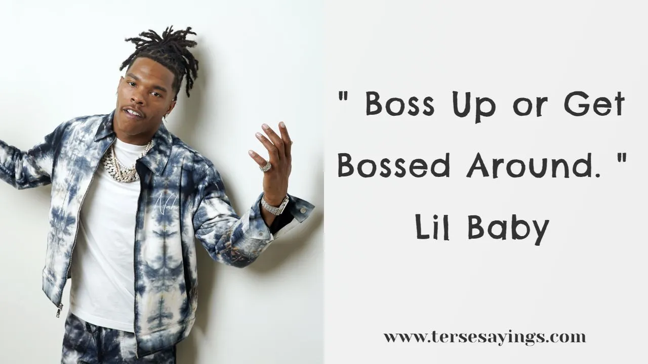 Lil Baby Quotes Lyrics