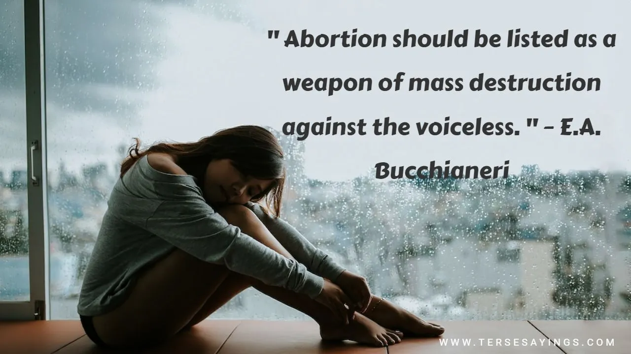 Sad Abortion Quotes