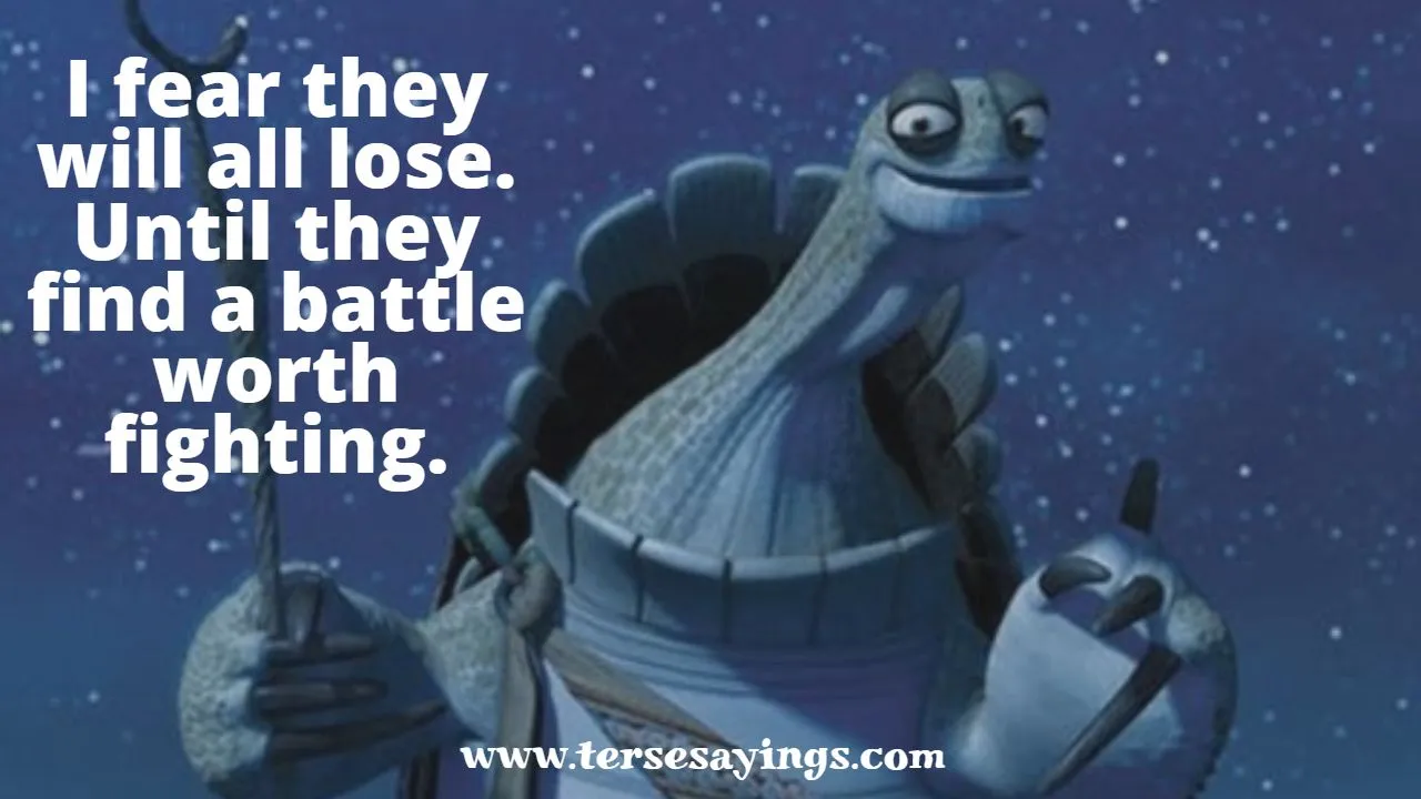 Master Oogway Quotes There Are No Accidents