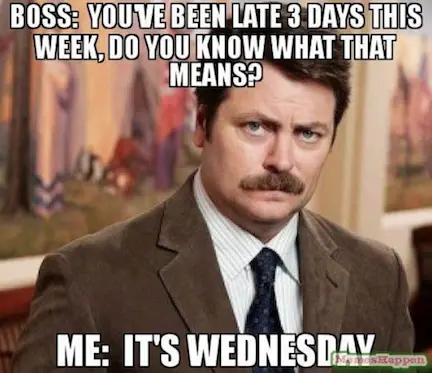 It's Wednesday