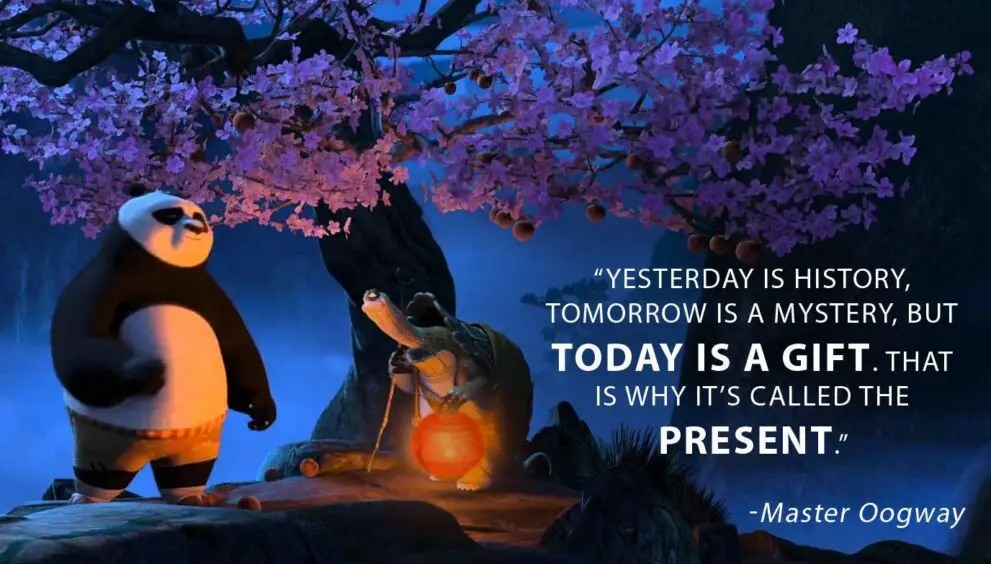 Master Oogway’s Present Quote